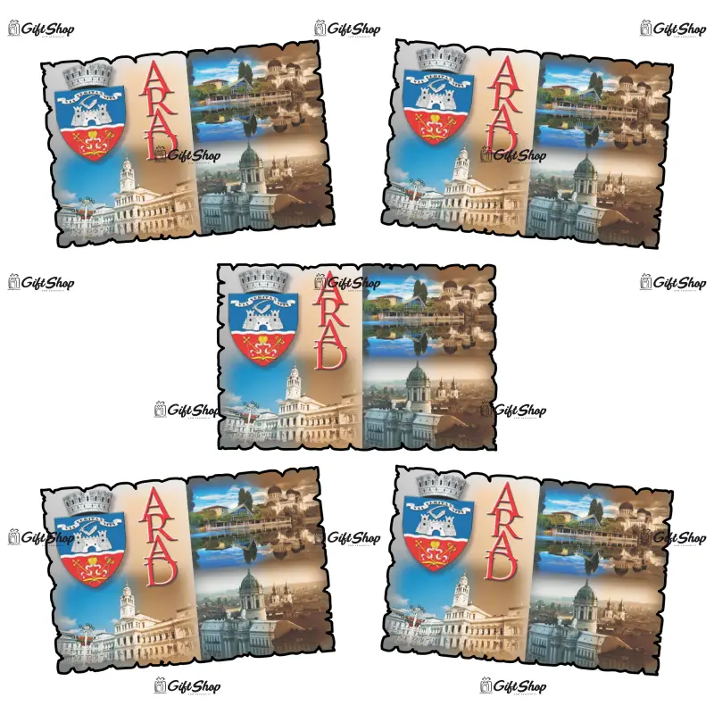 Arad, romania, magnet frigider mgs006